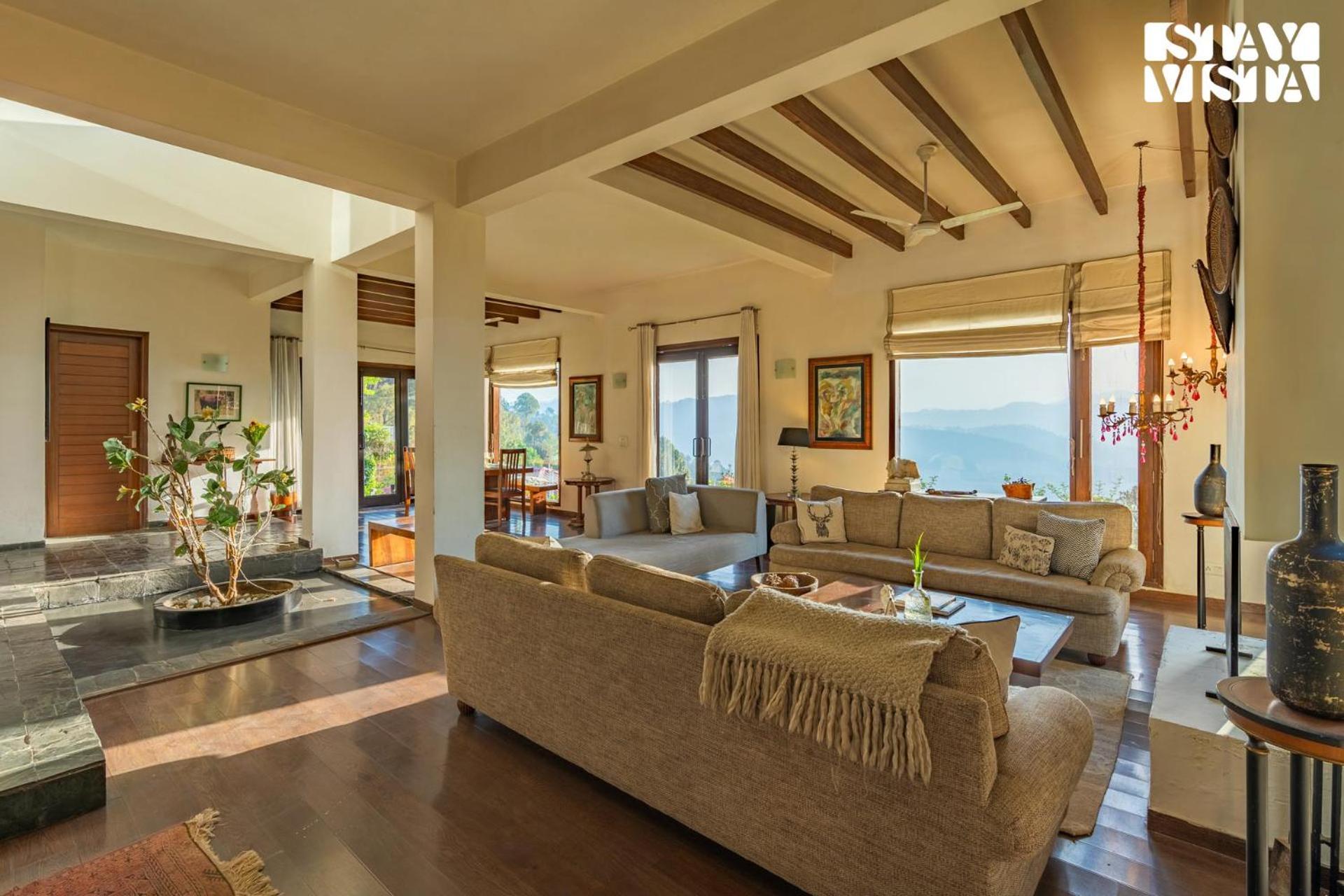 Stayvista At Hillcrest Villa With Valley View, Bonfire And Heater Касаулі Екстер'єр фото